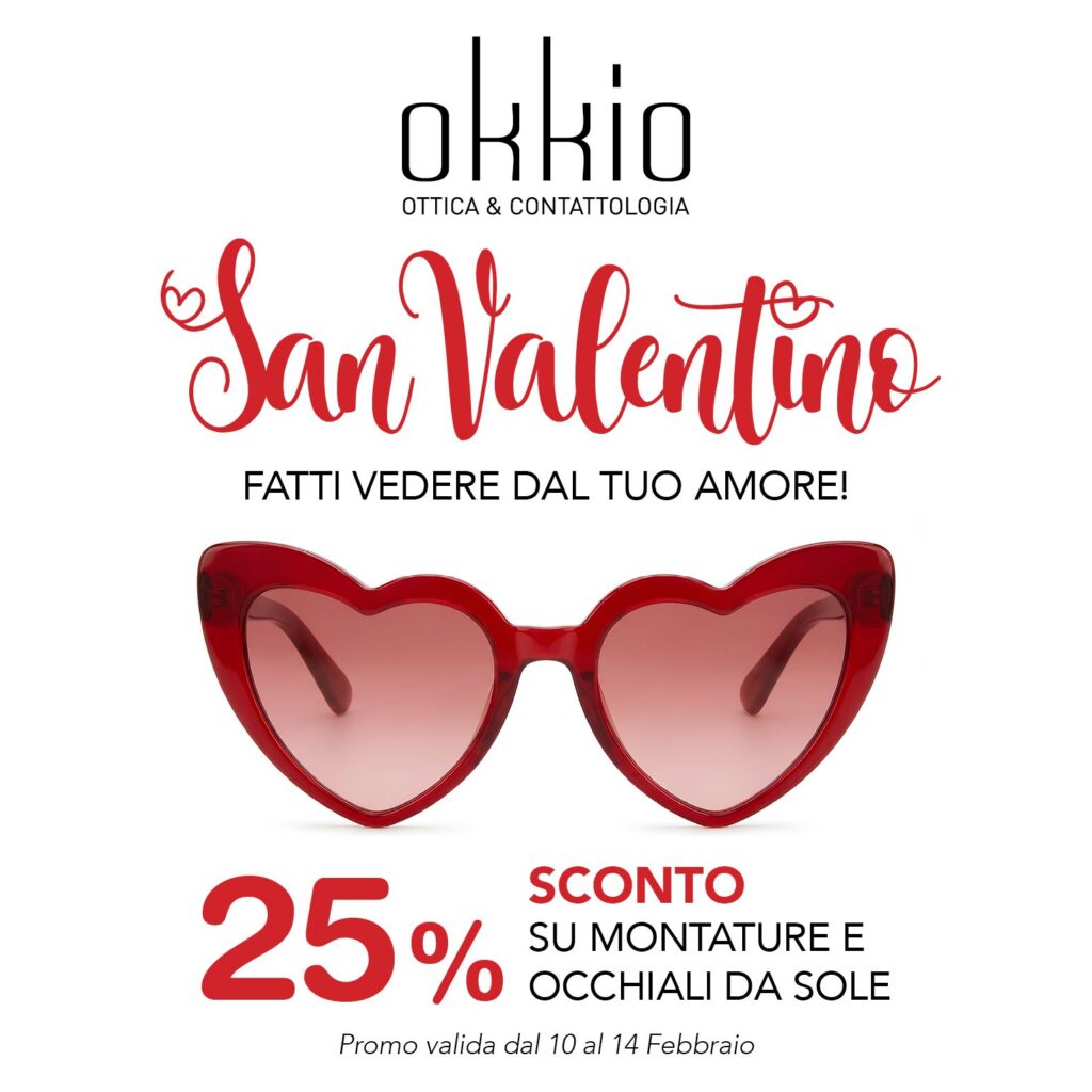 Okkio San Valentino Promo 25%